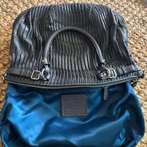 Coach Madison Gathered Leather Sophia Satchel - Picture 4 of 12